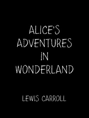 cover image of Alice's Adventures in Wonderland